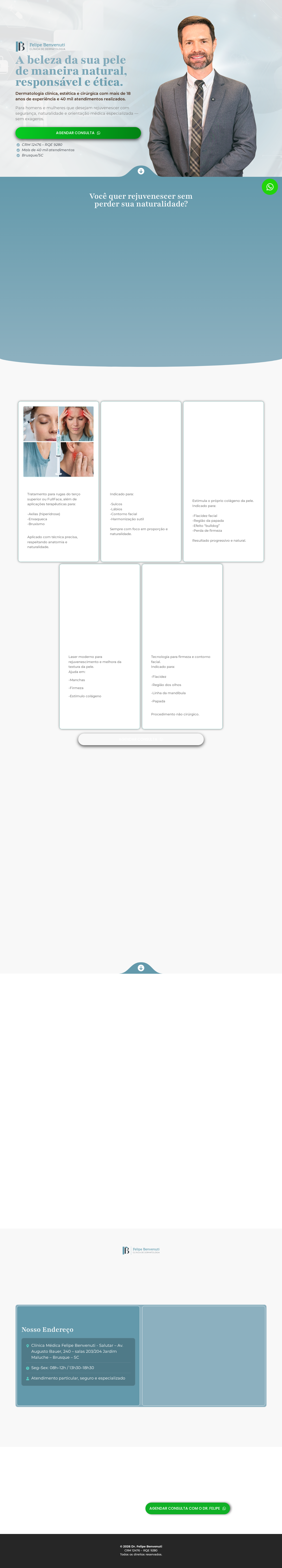 Landing page Dr. Felipe Benvenuti
