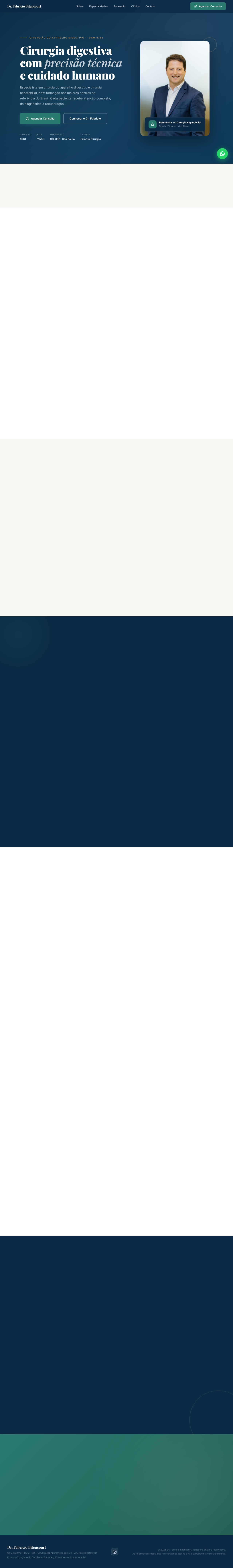 Landing page Dr. Fabrício Bitencourt