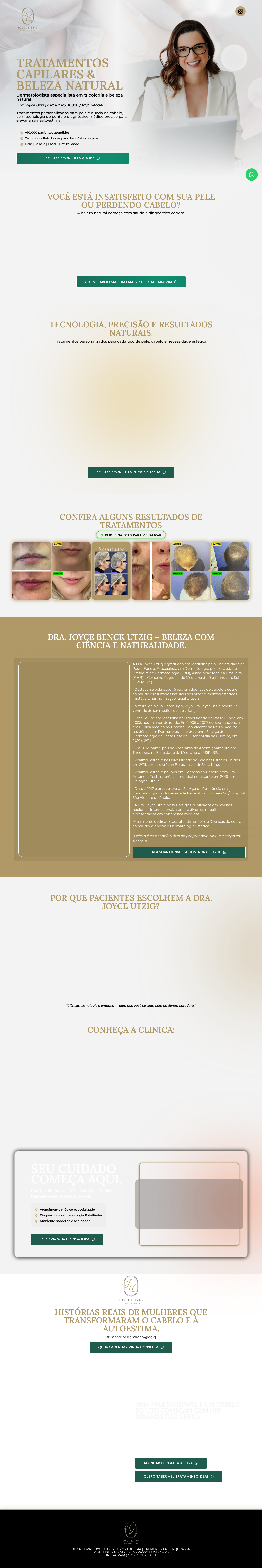 Landing page Joyce Utzig